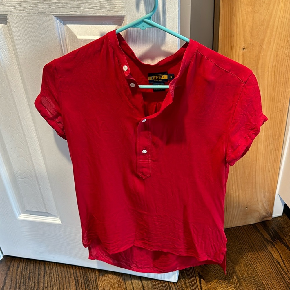 Red Tunic Top